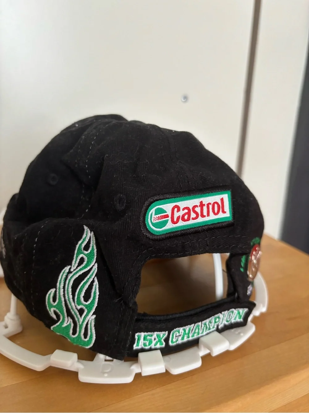 John Force 15 Black & Green Racing Cap